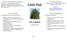 Tablet Screenshot of littleoak.com.au
